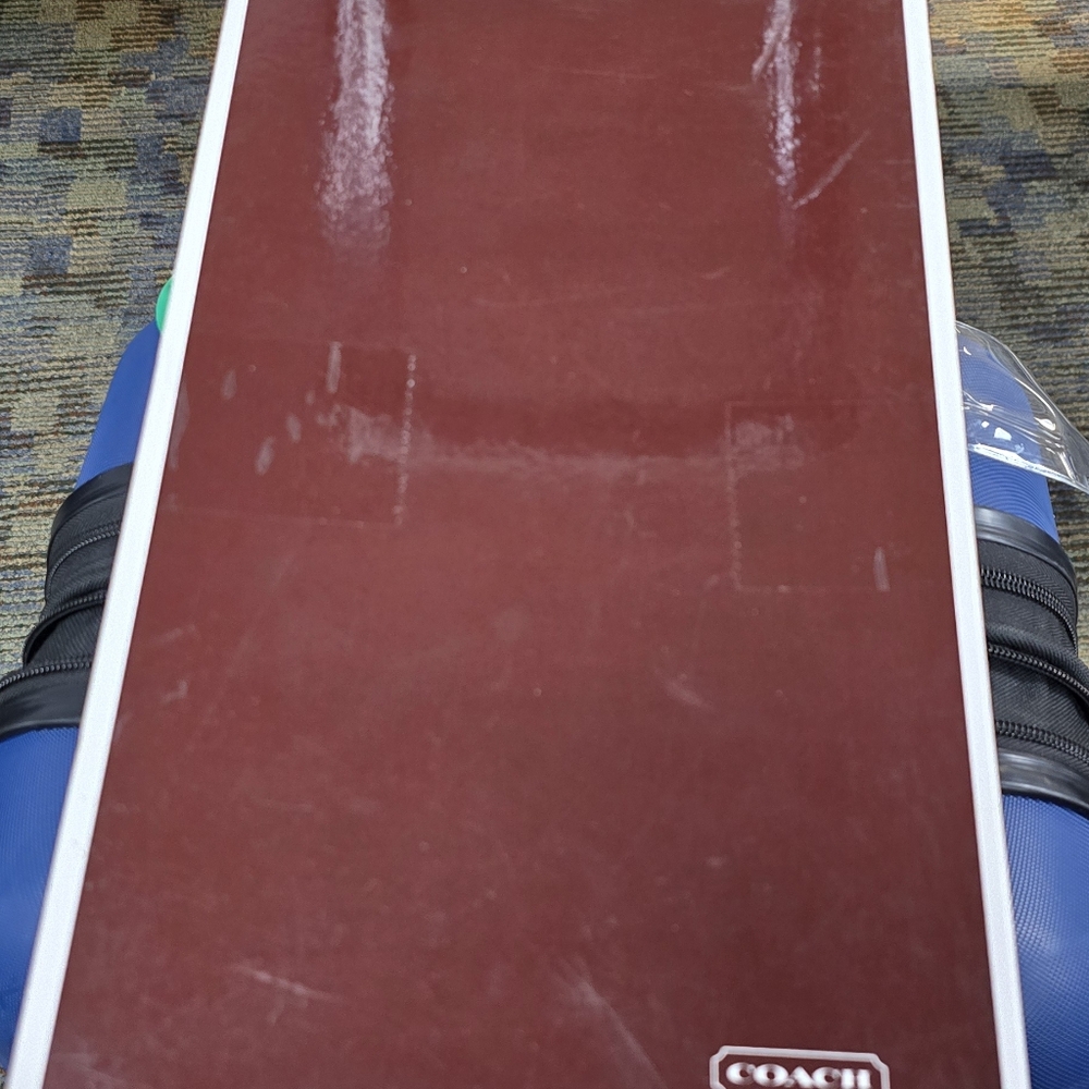 Coach Frasier Retro Sneakers in blue suede and White - Picture 10 of 11